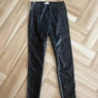 Нов кожен панталон H&M, снимка 1 - Панталони - 43941274