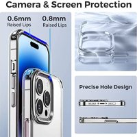 Нов прозрачен силиконов защитен калъф кейс за iPhone 14 Pro 6.1 инча Айфон, снимка 5 - Калъфи, кейсове - 40428797