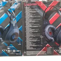 Геймърски слушалки с микрофон и подсветка Battletron Gaming-Headset, снимка 1 - Слушалки и портативни колонки - 32432445