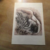 картина Голо Тяло - Страст, копнеж и очакване в една картина, еротика Елка Будинова Найденова - 18+, снимка 1 - Картини - 27222495