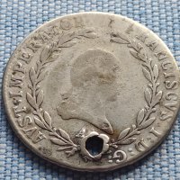 Сребърна монета 20 кройцера 1811г. Франц втори Виена Австрия 14957, снимка 1 - Нумизматика и бонистика - 42969154