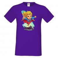 Мъжка тениска DC Super Girl Star Wars Игра,Изненада,Подарък,Геймър, , снимка 17 - Тениски - 36808460