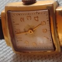 Стар механичен часовник Luch USSR с позлатена рамка за КОЛЕКЦИЯ 43077, снимка 7 - Други ценни предмети - 43905561