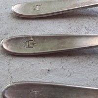 Стари колекционерски дебело посребрени лъжички на Sambonet, снимка 3 - Антикварни и старинни предмети - 38462917