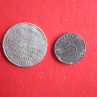 Рядък немски жетон 5 пфенинг 1940 райх, снимка 3 - Нумизматика и бонистика - 33178149