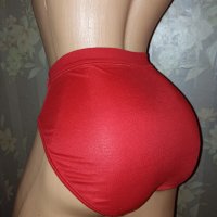Mey- M,L-Луксозни комфортни червени високи бикини , снимка 4 - Бельо - 43472119