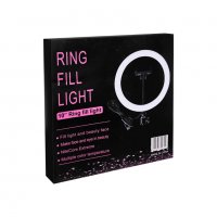 LED Ring осветление M26, 26см, 20W, Черен , снимка 4 - Селфи стикове, аксесоари - 37542439