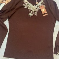 Ефектна блуза нова с етикет, р-р L, снимка 5 - Блузи с дълъг ръкав и пуловери - 27426503