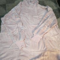  Худи с дълга качулка и преден джоб, меко и удобно, розово, снимка 7 - Пижами - 43215645