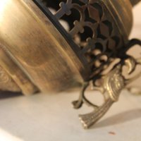Месингово кандило-лампа, снимка 12 - Антикварни и старинни предмети - 43573110