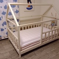 Детско легло тип къщичка, снимка 5 - Спални и легла - 35404386