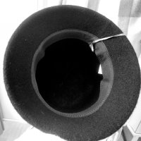 -20% Елегантна флиц вълнена шапка, цвят черен, снимка 6 - Шапки - 39717789