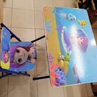 Комплект маса и стол за деца с дизайн Принцеси, снимка 5 - Мебели за детската стая - 32193521