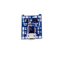 Контролер за зареждане и разреждане Li-Ion TP4056 micro USB със защита, снимка 1 - Друга електроника - 43935863