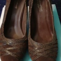 велурени обувки Паоло Ботичели, снимка 1 - Дамски обувки на ток - 26693544
