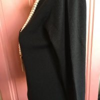 Escorpion S/M  испанска елегантна черна блуза топ, снимка 3 - Блузи с дълъг ръкав и пуловери - 27290613
