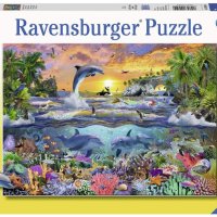 Детски пъзел Ravensburger 10950 Tropical Paradise XXL Подводен свят 100 части , снимка 1 - Образователни игри - 40256668