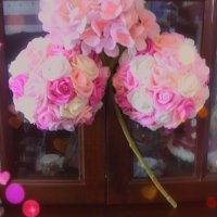 Топки от постоянни рози за сватба,кръщене,годеж,моминско парти,Свети Валентин, снимка 6 - Изкуствени цветя - 27882857