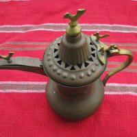 Османски звънящ ибрик кафеник чайник, снимка 1 - Антикварни и старинни предмети - 35281775