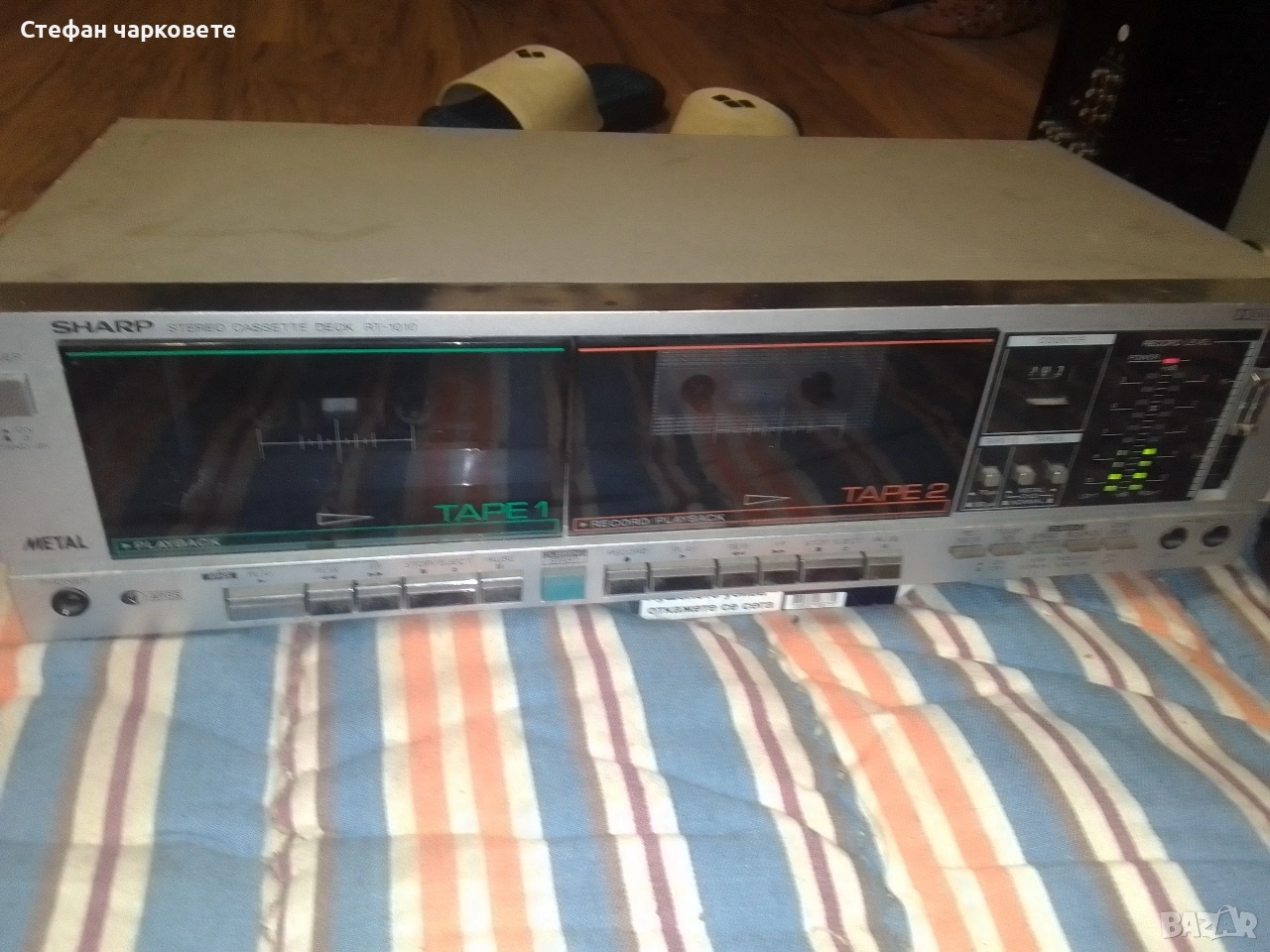 Двукасетачен дек SHARP японски, снимка 1
