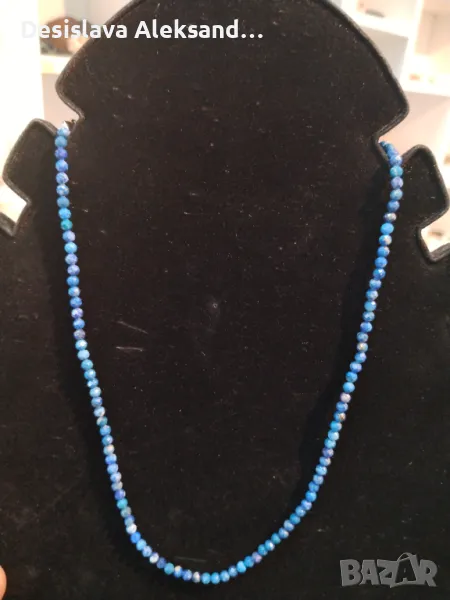 Колие наниз с лазурит ( лапис лазули), снимка 1