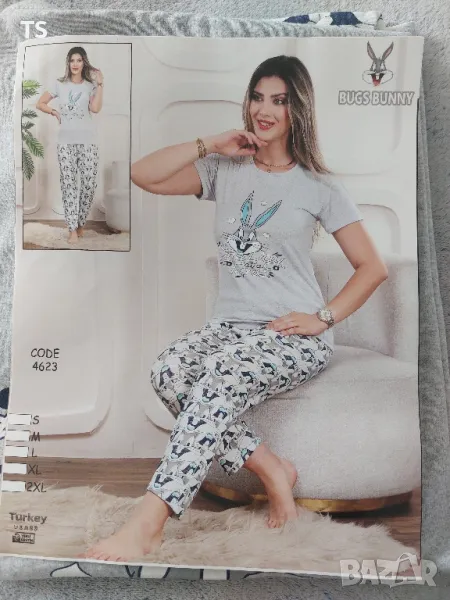 Данска пижама с къс ръкав М размер , снимка 1