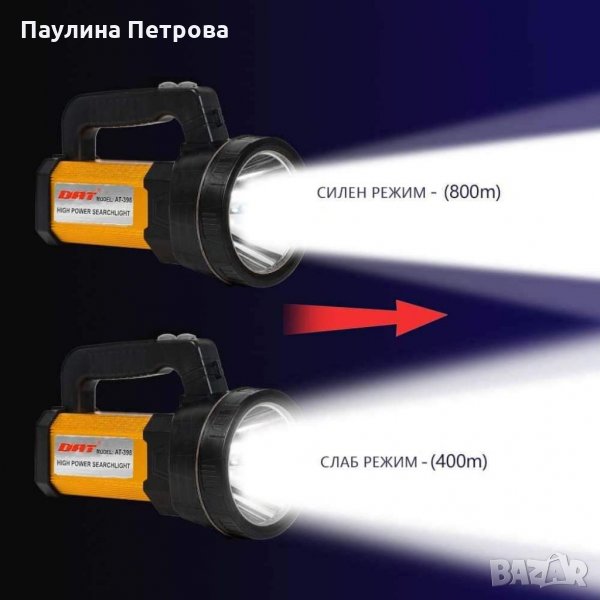 Далекобоен LED Фенер , снимка 1