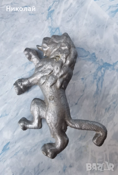 Стара Метална Отливка Лъв за Декорация, снимка 1