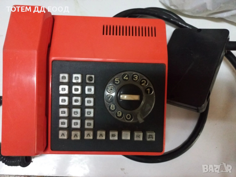 Ретро телефон с шайба, снимка 1