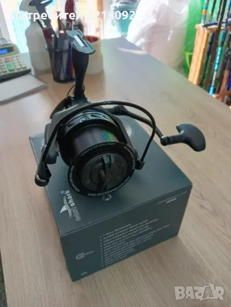 продавам шаранджийска макара East Shark commander carp 10000, снимка 1