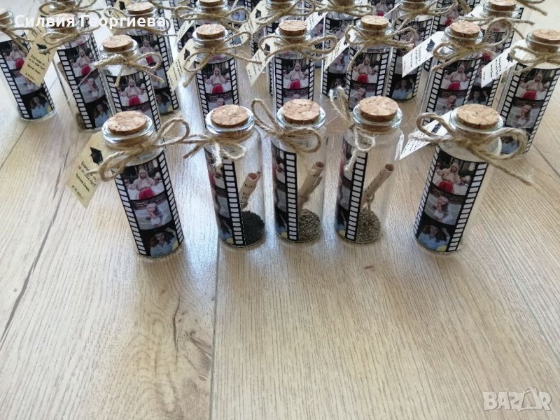 Подаръчета за гости - сватба, кръщене, бал, рожден ден и др. (шишенца с мъдрост) , снимка 1