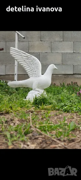 Бетонна фигура Гълъб, снимка 1