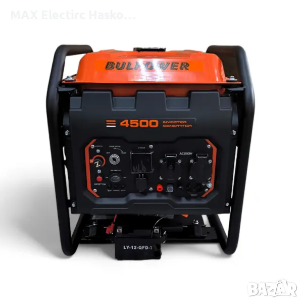 Инверторен генератор бензин/газ BULPOWER 4.2 KW 4500I с стартер, снимка 1