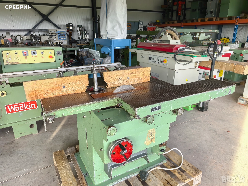 Циркуляр с карета + фреза трифазнен, снимка 1