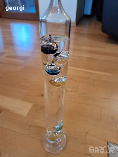 голям галилеев термометър , снимка 1