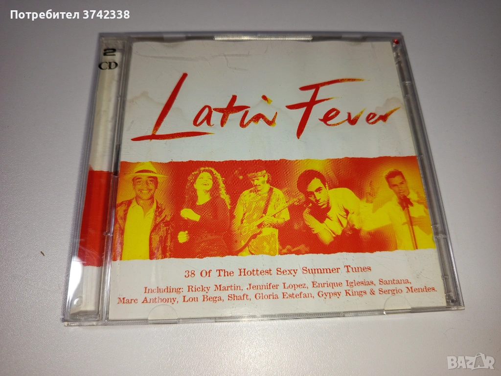 Компакт диск Latin Fever 2CD's, снимка 1