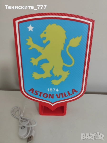 3д лампа Aston Villa F.C., снимка 1