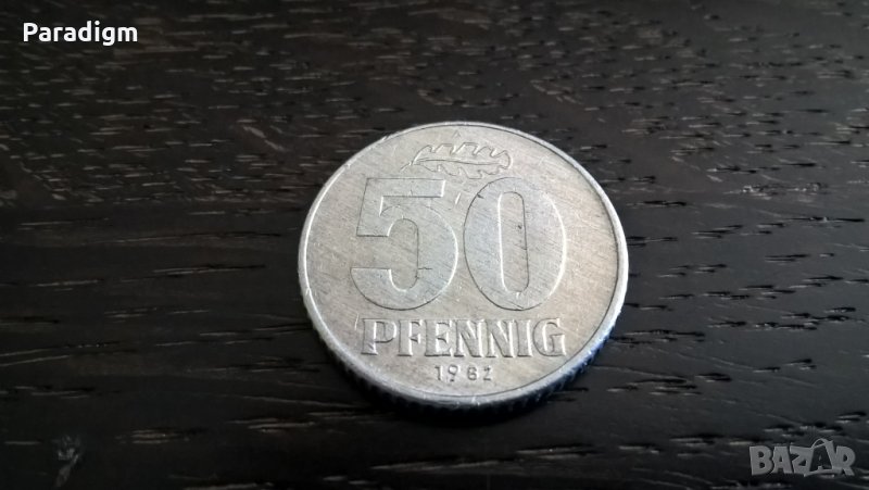 Монета - Германия - 50 пфенига | 1982г.; серия А, снимка 1