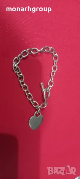 Сребърна гривна, снимка 1