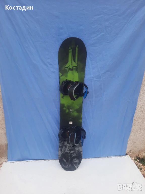 Сноуборд 144 см. BURTON PROCESS EXPERIENCE FLYING с автомати, снимка 1
