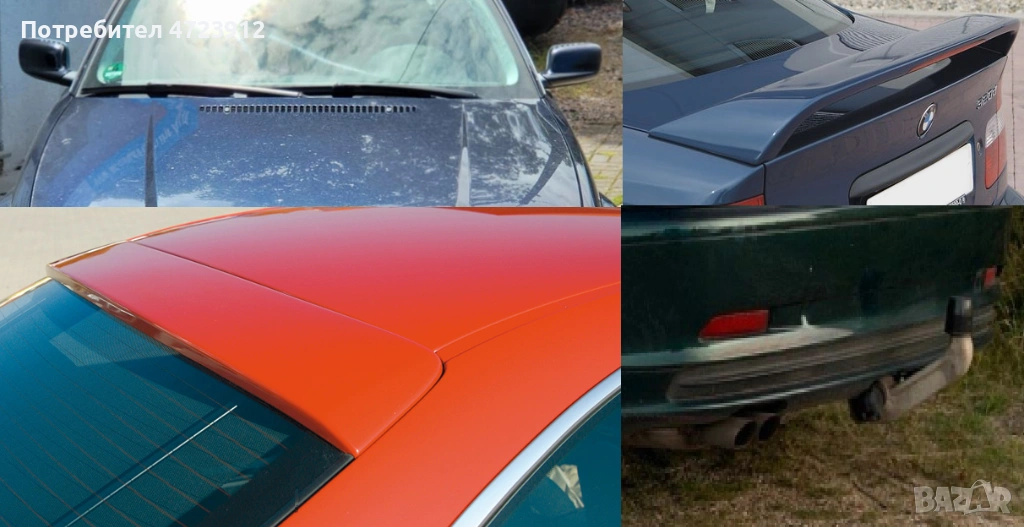 BMW 3-та серия Е46 купе / седан / кабрио: сенник, спойлер, теглич, огледала, снимка 1
