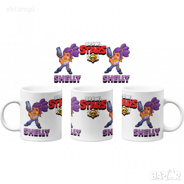 Чаша Brawl Stars Shelly Brawl Stars MUG, снимка 1