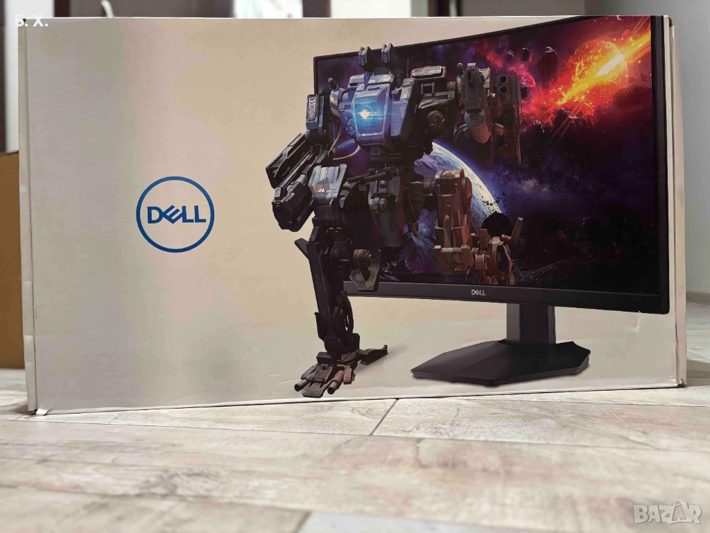 Монитор - Dell 24 Curved Gaming Monitor - S2422HG, снимка 1
