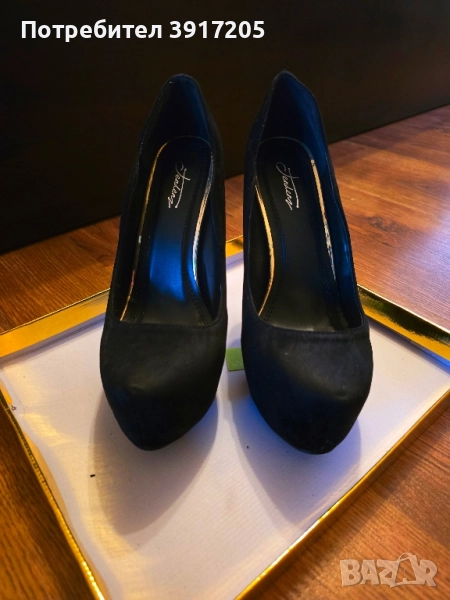 Официални дамски обувки на ток, снимка 1