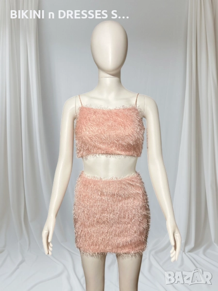 Розов комплект с ресни BARBIE TREND , снимка 1