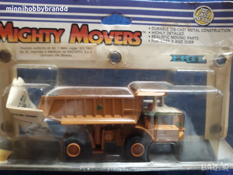 PAYHAULER DUMP 1852  350 ERTL DIECAST MODEL Mighty Movers, снимка 1
