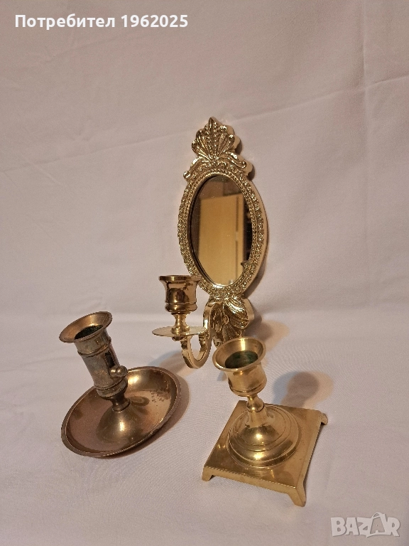 Месингови свещници, снимка 1