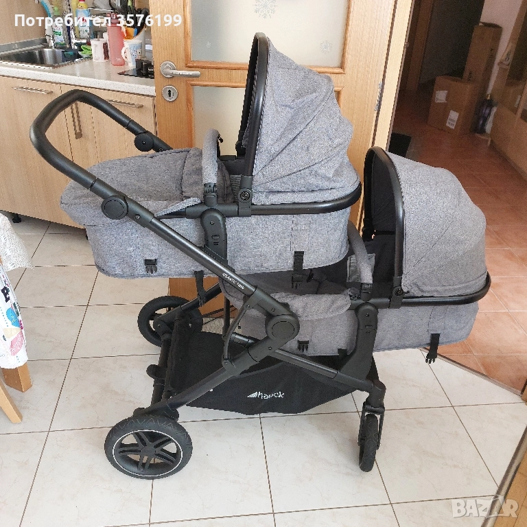 Количка за близнаци Atlantic Twin на Hauck, снимка 1