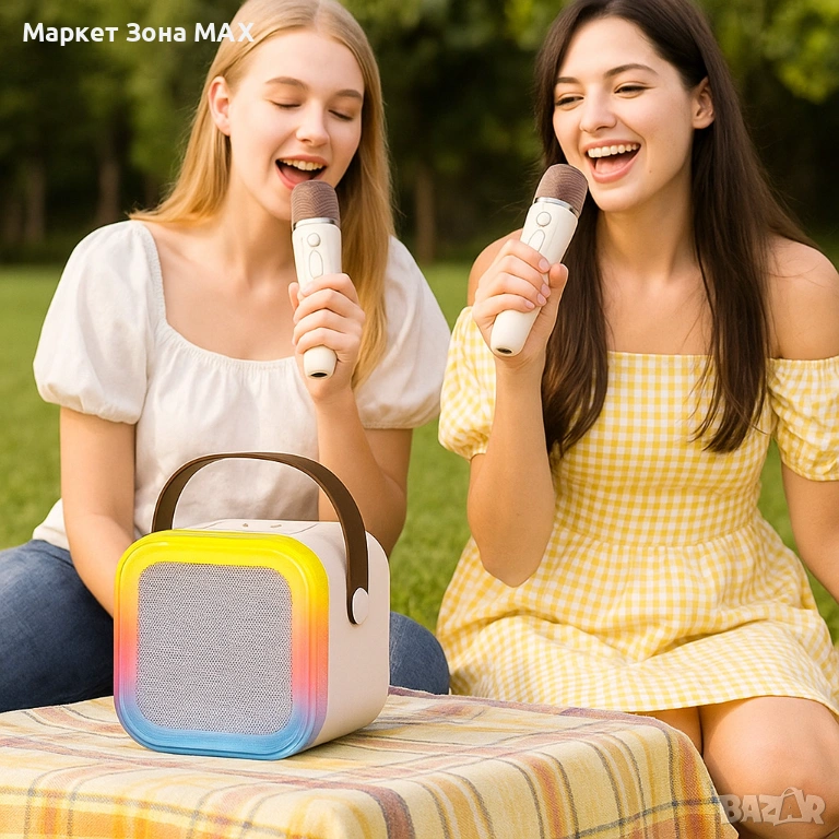 Караоке комплект NewEvo - Bluetooth 5.3, забавлението, което никога не спира, снимка 1