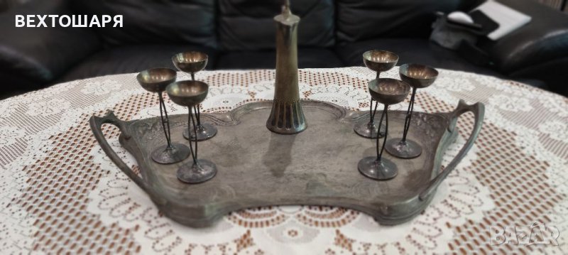 Старинен Посребрен Немски Сервиз WMF, снимка 1